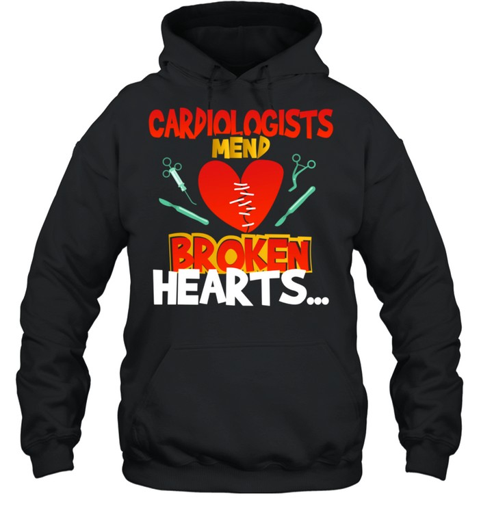 Cardiologistsd Broken Hearts shirt Unisex Hoodie