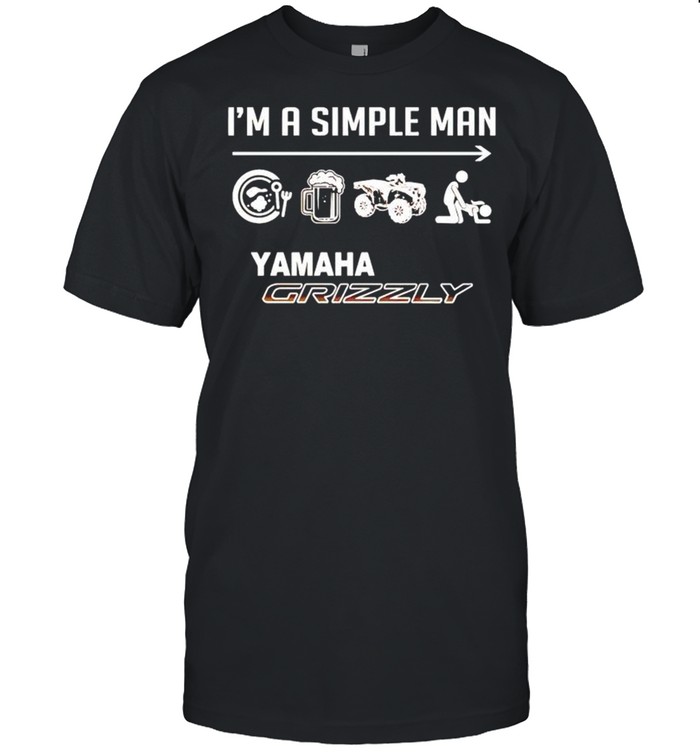 I’m a simple man I like breakfast beer sex Yamaha Grizzly shirt Classic Men's T-shirt