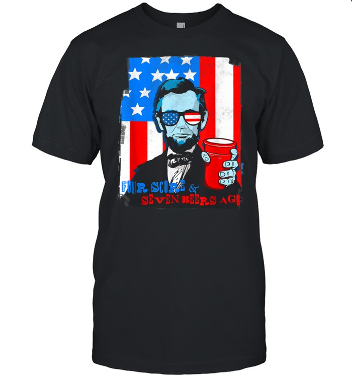 Abraham Lincoln 4th of July shirt Classic Men's T-shirt