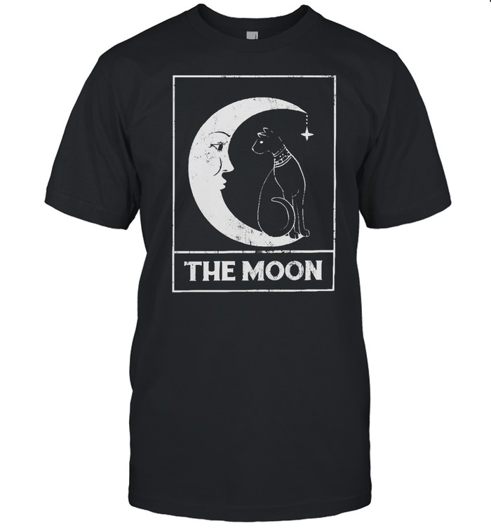 Black Cat The Moon shirt Classic Men's T-shirt