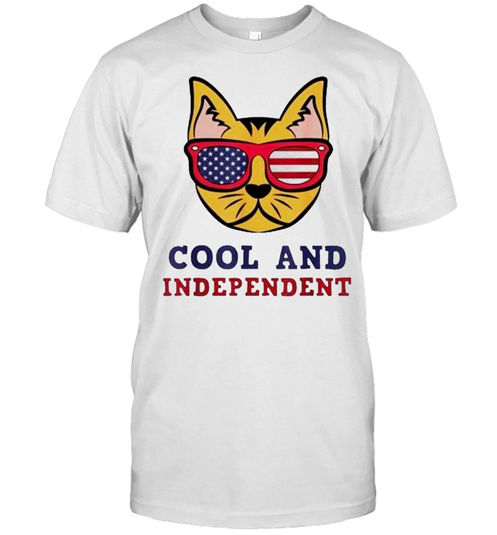 Cat cool and independent ameowrican patriot shirt Classic Men's T-shirt