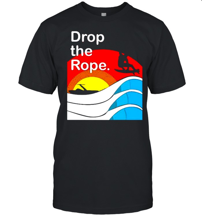 Drop The Rope Wakesurfing  Classic Men's T-shirt