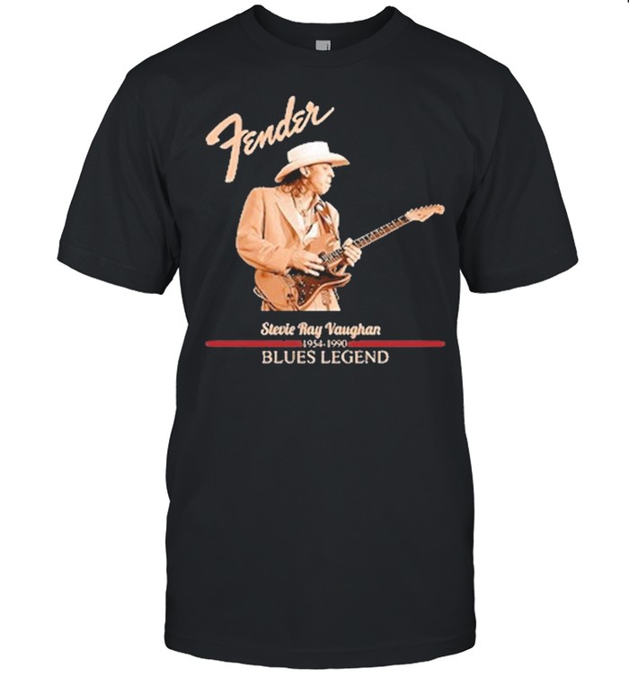 Fender stevie ray vaughan blues legend shirt