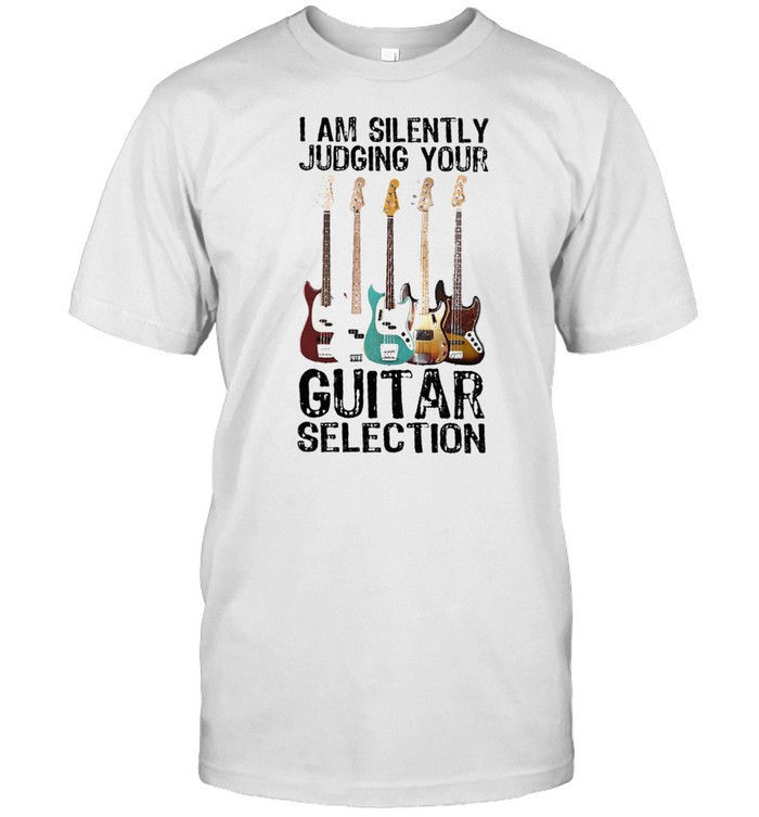 I am silently Judging your Guitar selection shirt Classic Men's T-shirt
