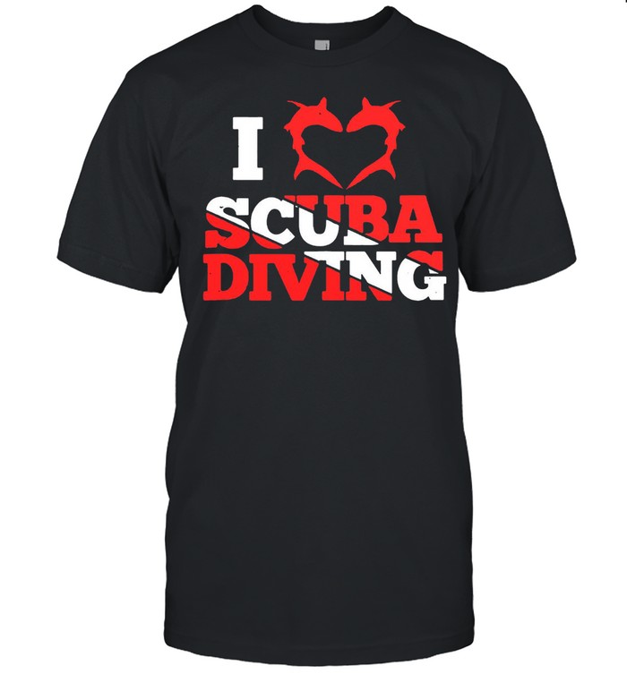 I love Scuba Diving Whale T-shirt