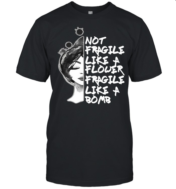 Not Delicate Like A Flower Feminism Quote T-shirt Classic Men's T-shirt