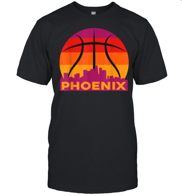 Phoenix Basketball B-Ball City Arizona State Retro Vintage T- Classic Men's T-shirt