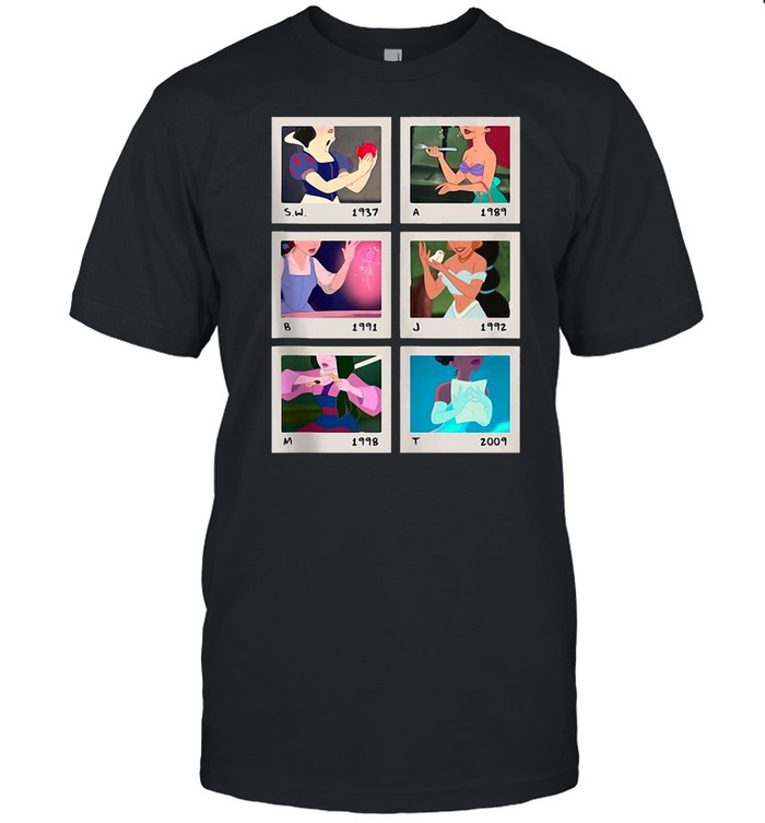 Princess Polaroid Photo Grid T-shirt