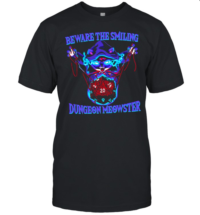 Beware the smiling dungeon meowster shirt Classic Men's T-shirt