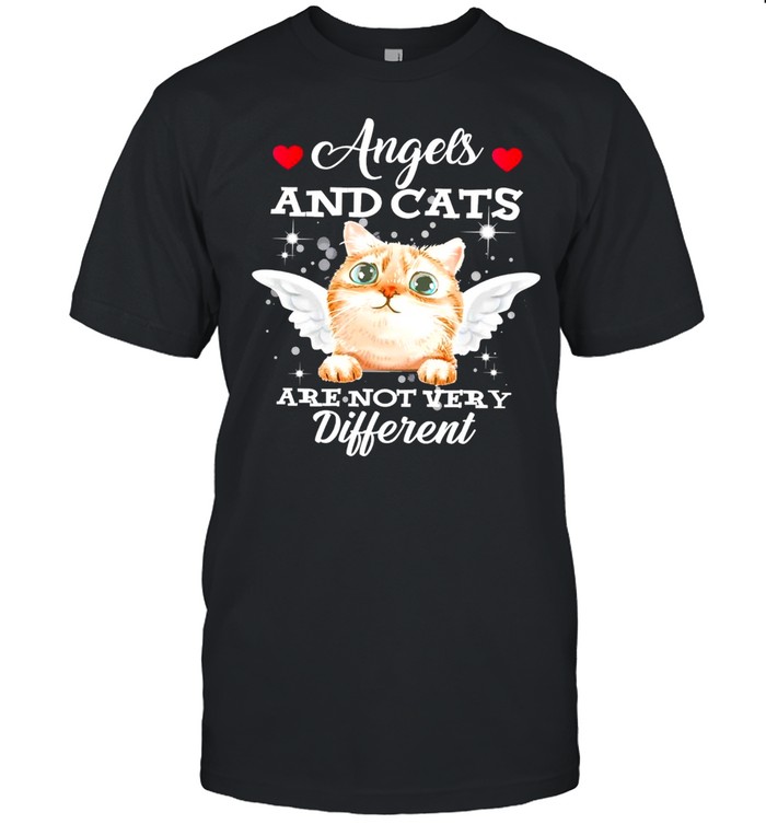 Cat angels and cats are not very different shirt Classic Men's T-shirt