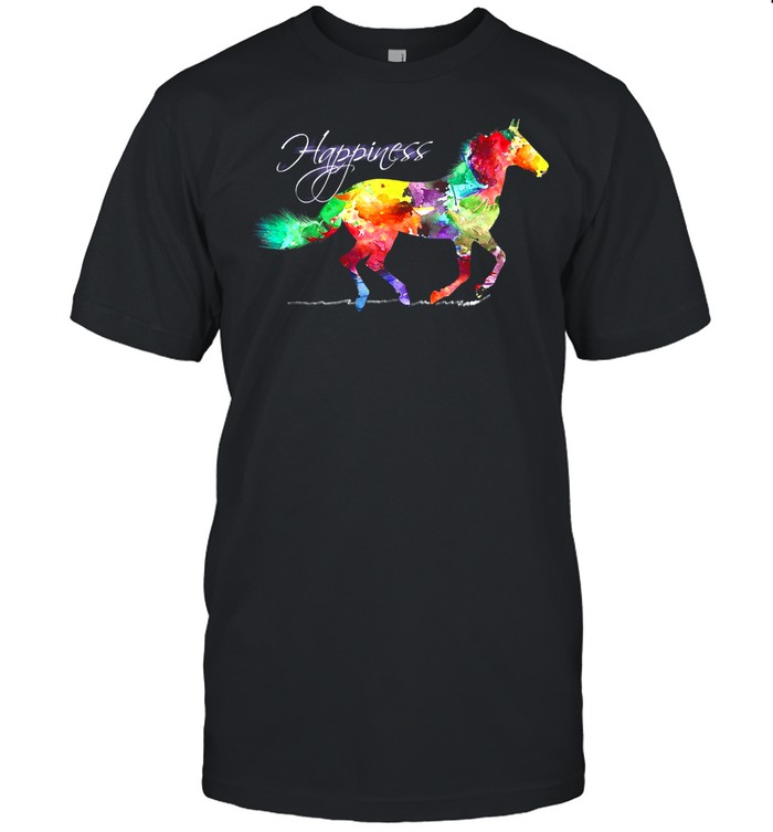Horse Happiness Horse gifts Horse shirt Classic Men's T-shirt