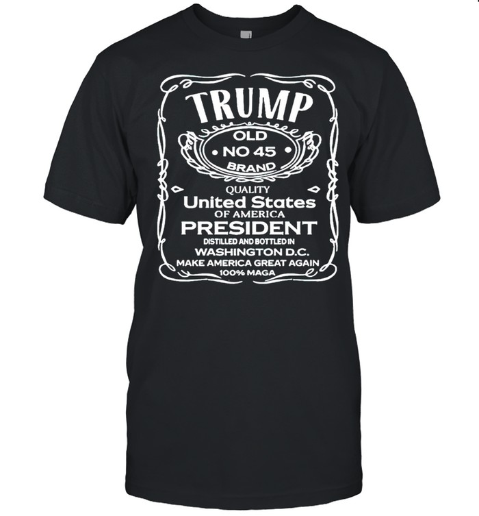 Trump old no 45 brand United States president shirt Classic Men's T-shirt