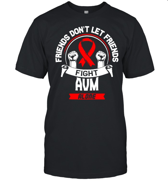 Friends Don’t Let Friends Fight Avm Alone Survivor T-shirt Classic Men's T-shirt