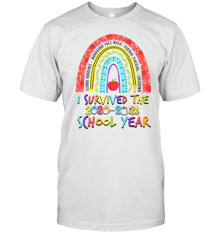 I survived the 2020 2021 school year shirt