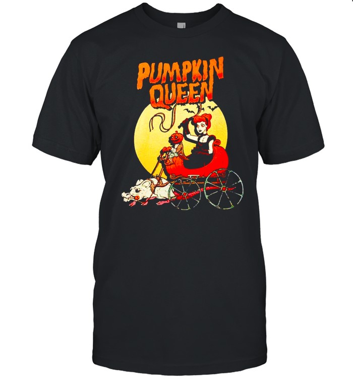 Pumpkin Queen riding mouse Halloween shirt Classic Men's T-shirt