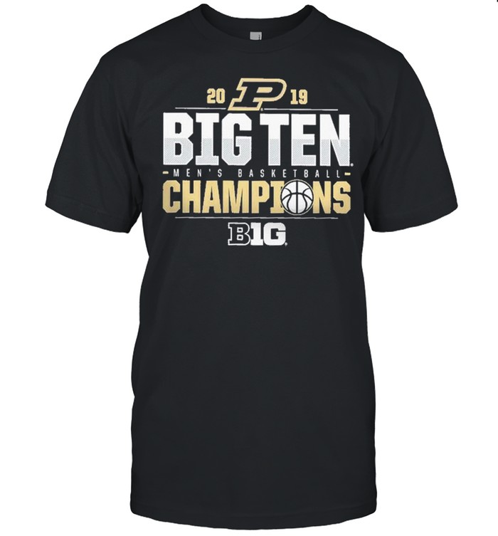 Purdue Boilermakers 2019 BIG 10 Basketball Champions shirt Classic Men's T-shirt