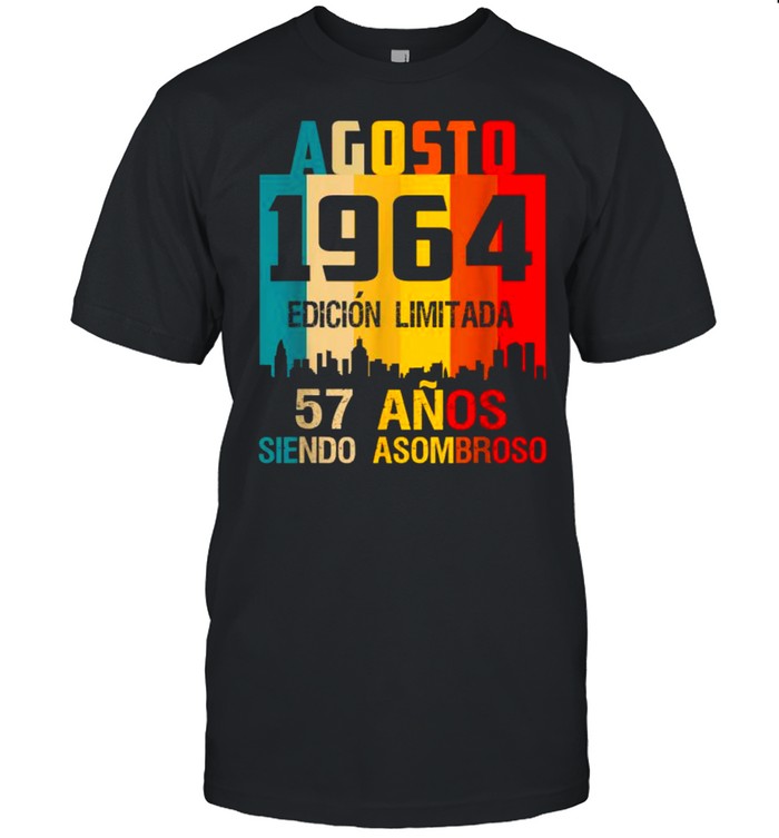 57 años Cumpleaños Nacidos Agosto 1964 Spanish Camiset Vintage  Classic Men's T-shirt