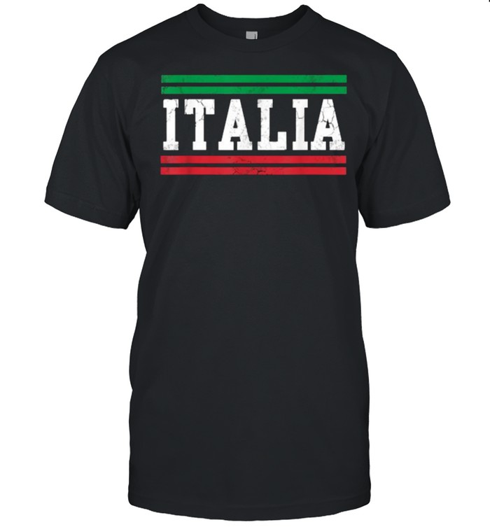 Italia Italian Flag Italy Vintage Distressed Shirt