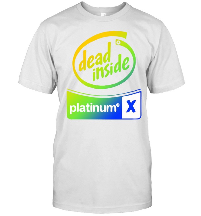 Dead Inside Platinum X T-shirt Classic Men's T-shirt