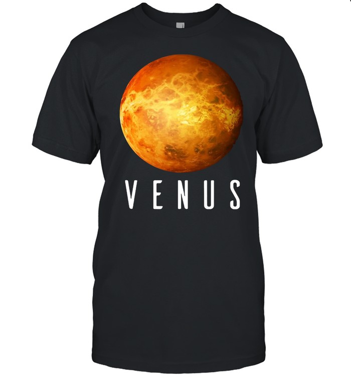 Kids Space Science Solar System Planet Venus T-shirt
