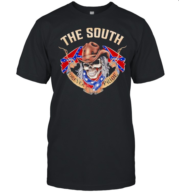 The South Forever Pride Skull Flag Shirt