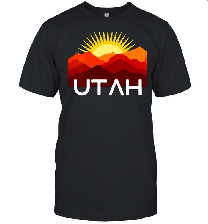 Utah Desert Souvenir Vintage Retro Southwest Sunset Tourist T-shirt Classic Men's T-shirt