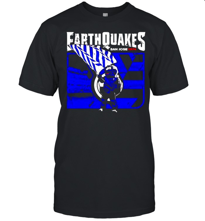 San Jose Earthquakes Mascot flag shirt Classic Men's T-shirt
