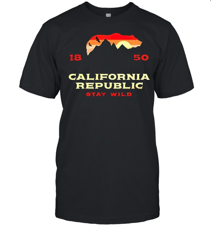 California Republic Stay Wild Bear shirt Classic Men's T-shirt