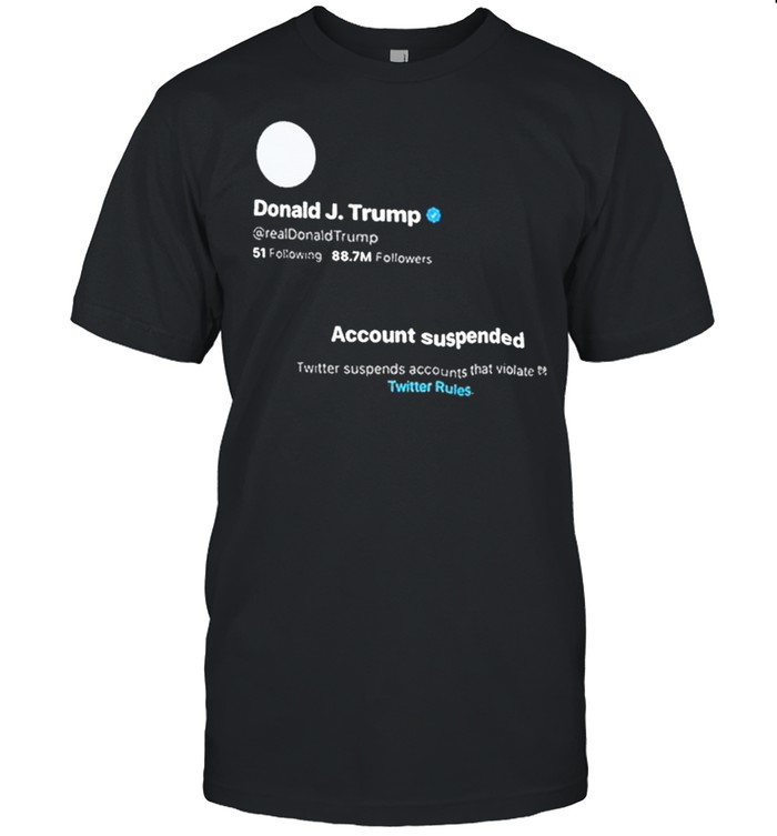 Donald Trump Banned From Twitter shirt Classic Men's T-shirt