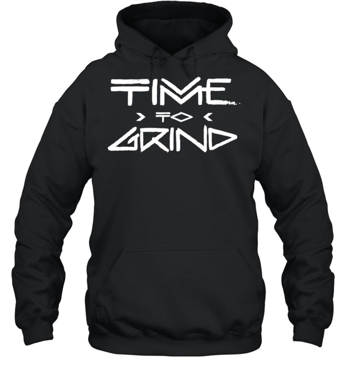 Mens TIME TO GRIND Gym Fitness Workout Motivation G183 shirt Unisex Hoodie