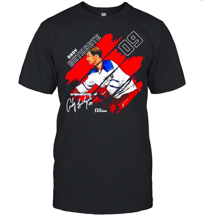 New York NHLA 9 Andy Bathgate Stripes shirt