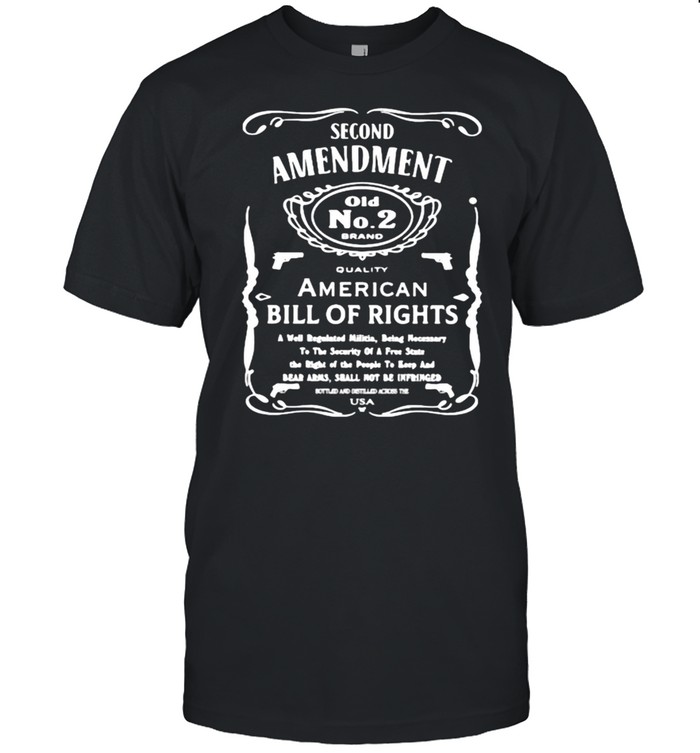 Second amendment american bill of rights shirt Classic Men's T-shirt