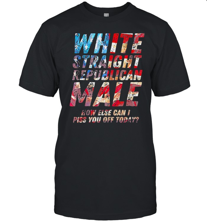 White straight republican & male men shirt Classic Men's T-shirt