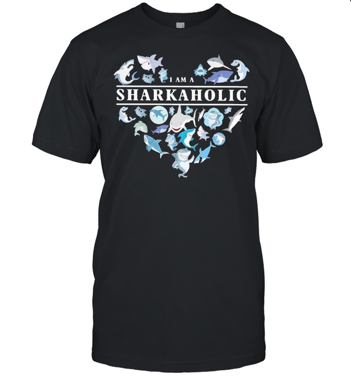 I am a Shark Aholic Heart 2021 shirt