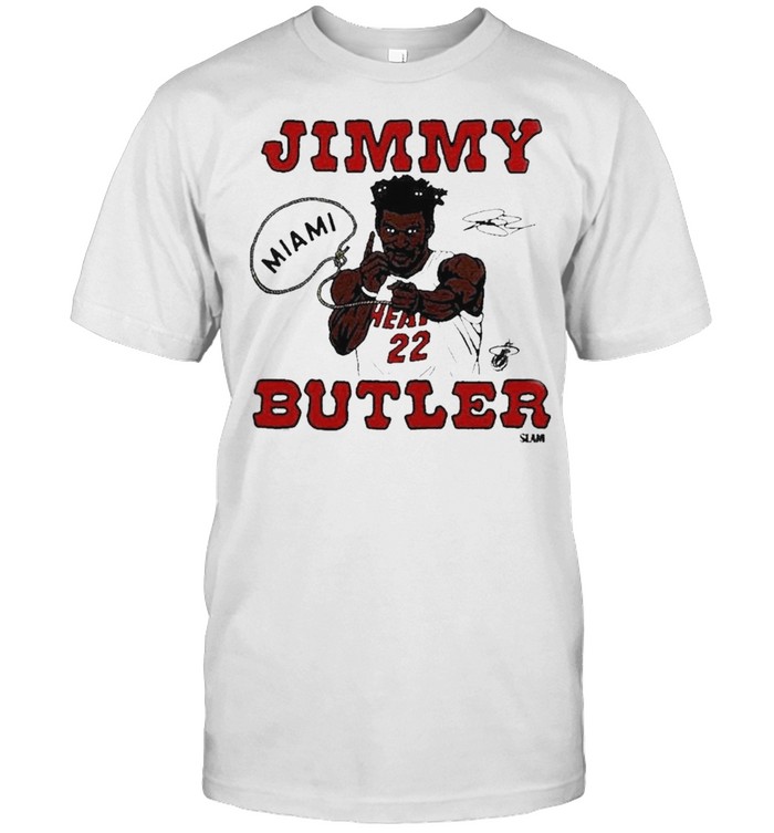 Jimmy Miami Butler Slam signature shirt