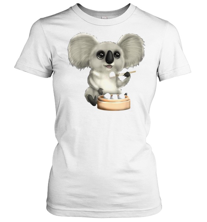 Koala Bear Dim Sum Dumpling Cute Asian Chinese Food Kawaii shirt Classic Women's T-shirt