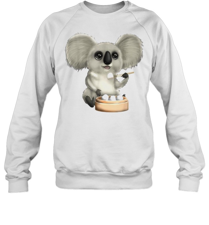 Koala Bear Dim Sum Dumpling Cute Asian Chinese Food Kawaii shirt Unisex Sweatshirt