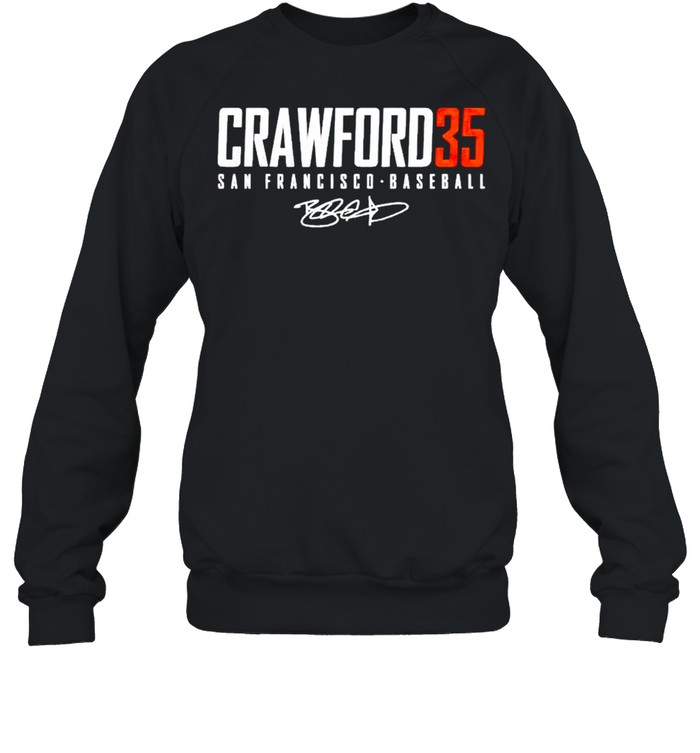 San Francisco Baseball Brandon Crawford 35 signature shirt Unisex Sweatshirt