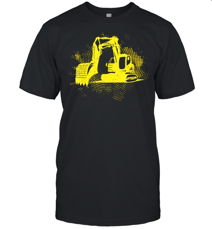 Construction Site Truck Driving Boys Excavator shirt Classic Men's T-shirt