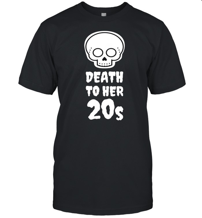 Death to 20s Black 30th Birthday Funeral Party Tombstone shirt Classic Men's T-shirt