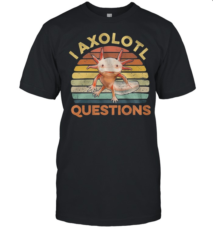 I Axolotl Questions Vintage Retro shirt Classic Men's T-shirt