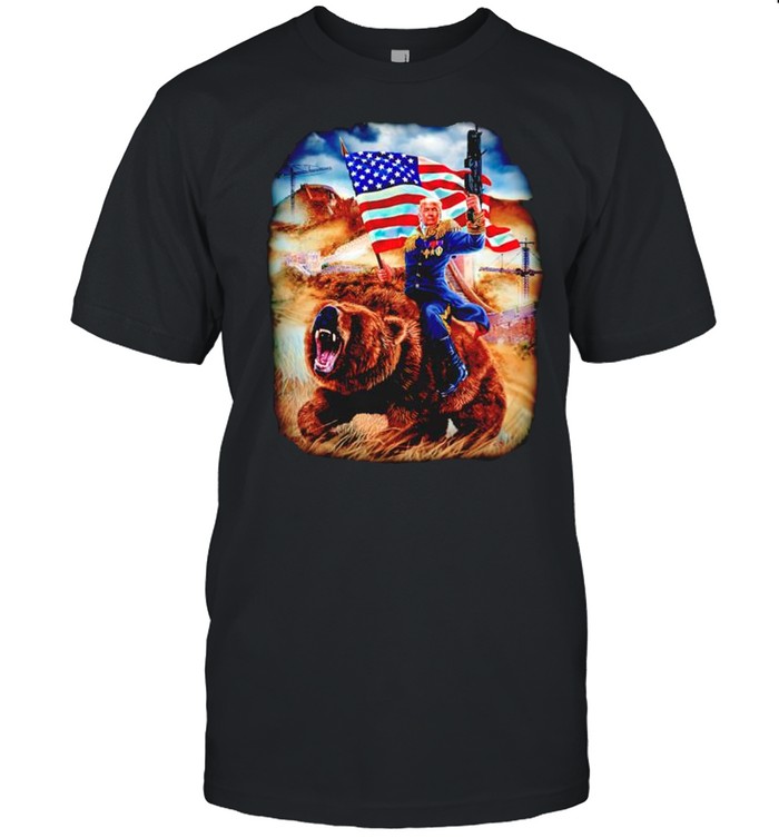 Trump riding bear Independence shirt