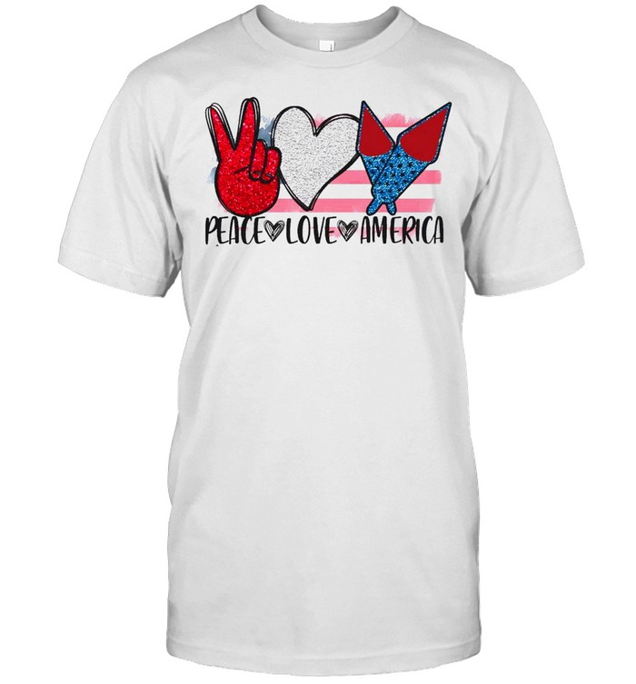 Peace love america shirt