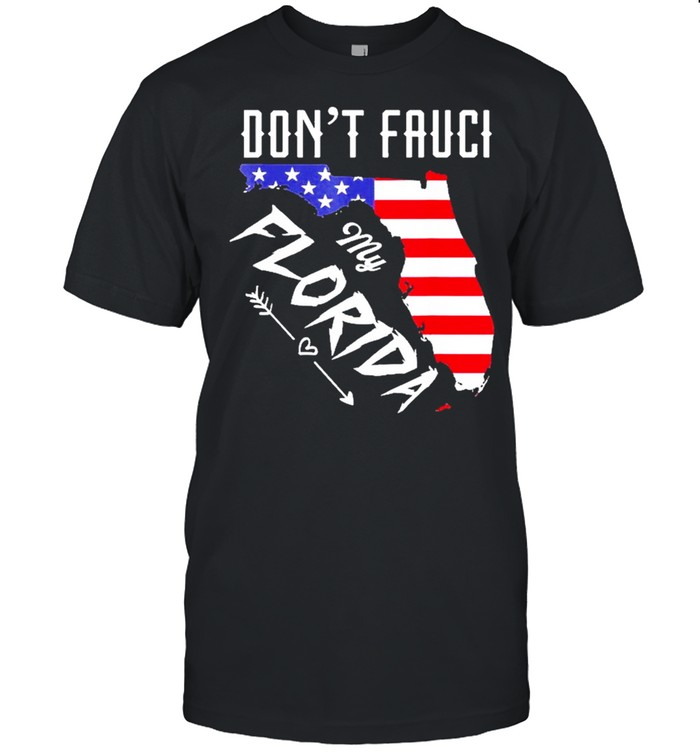 US Flag Dont Fauci My Florida Flag Florida Map shirt Classic Men's T-shirt