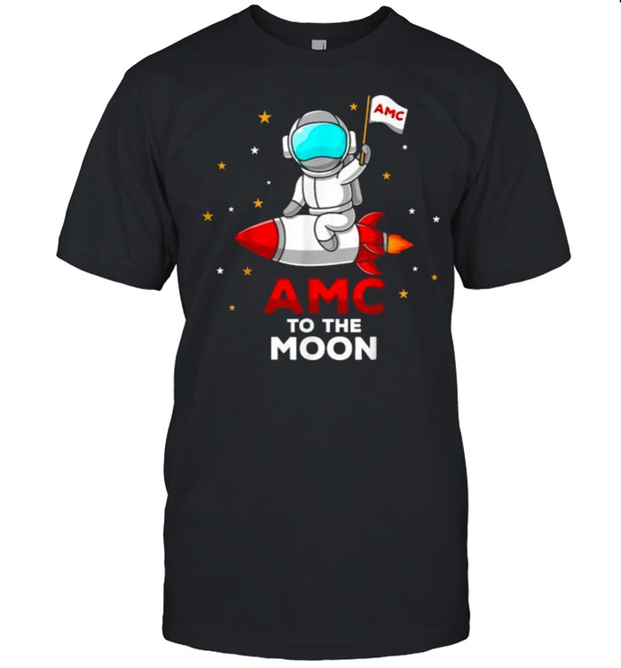 AMC Rocket to the moon HODL till the moon crypto T- Classic Men's T-shirt