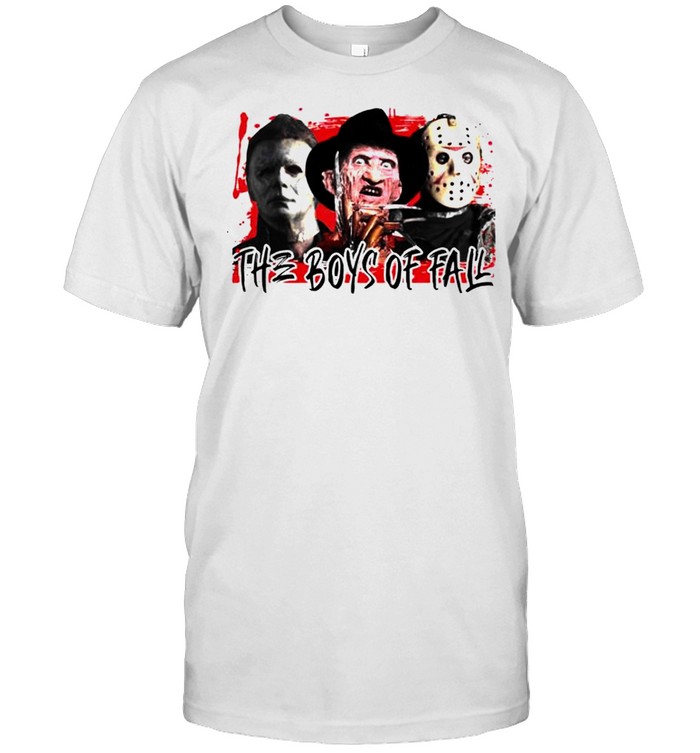 Halloween horror movies the boys of fall bleached shirt