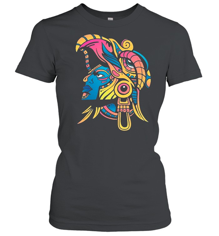 Huichol Colourful Mexican Indigenous People T-shirt Classic Women's T-shirt