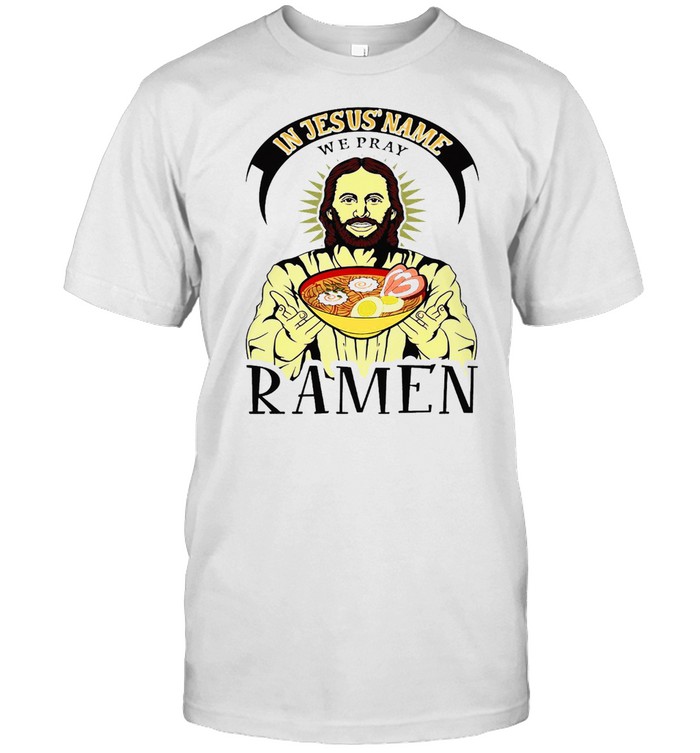 In Jesus’ Name We Pray Ramen Vintage T-shirt