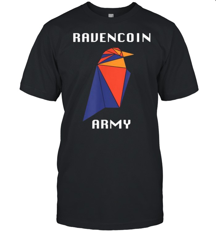 Ravencoin Army Altcoin Hodl Crypto Raven Bird T- Classic Men's T-shirt