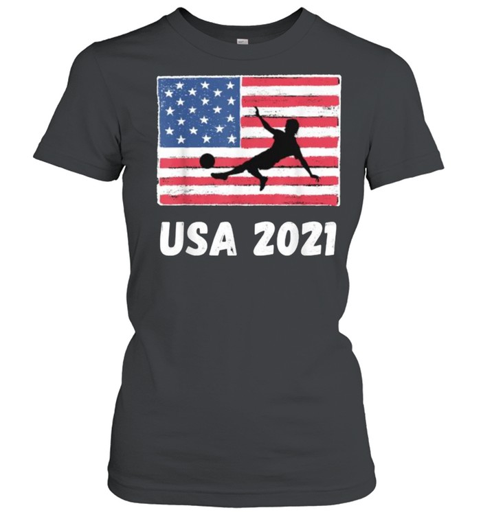 USA 2021 Soccer Team America Tokyo 2021 Summer Games American Flag T- Classic Women's T-shirt